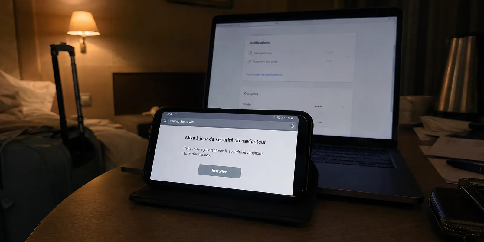 Banque en ligne sur Wi-Fi d’hôtel : le VPN est le plan B, pas le premier choix