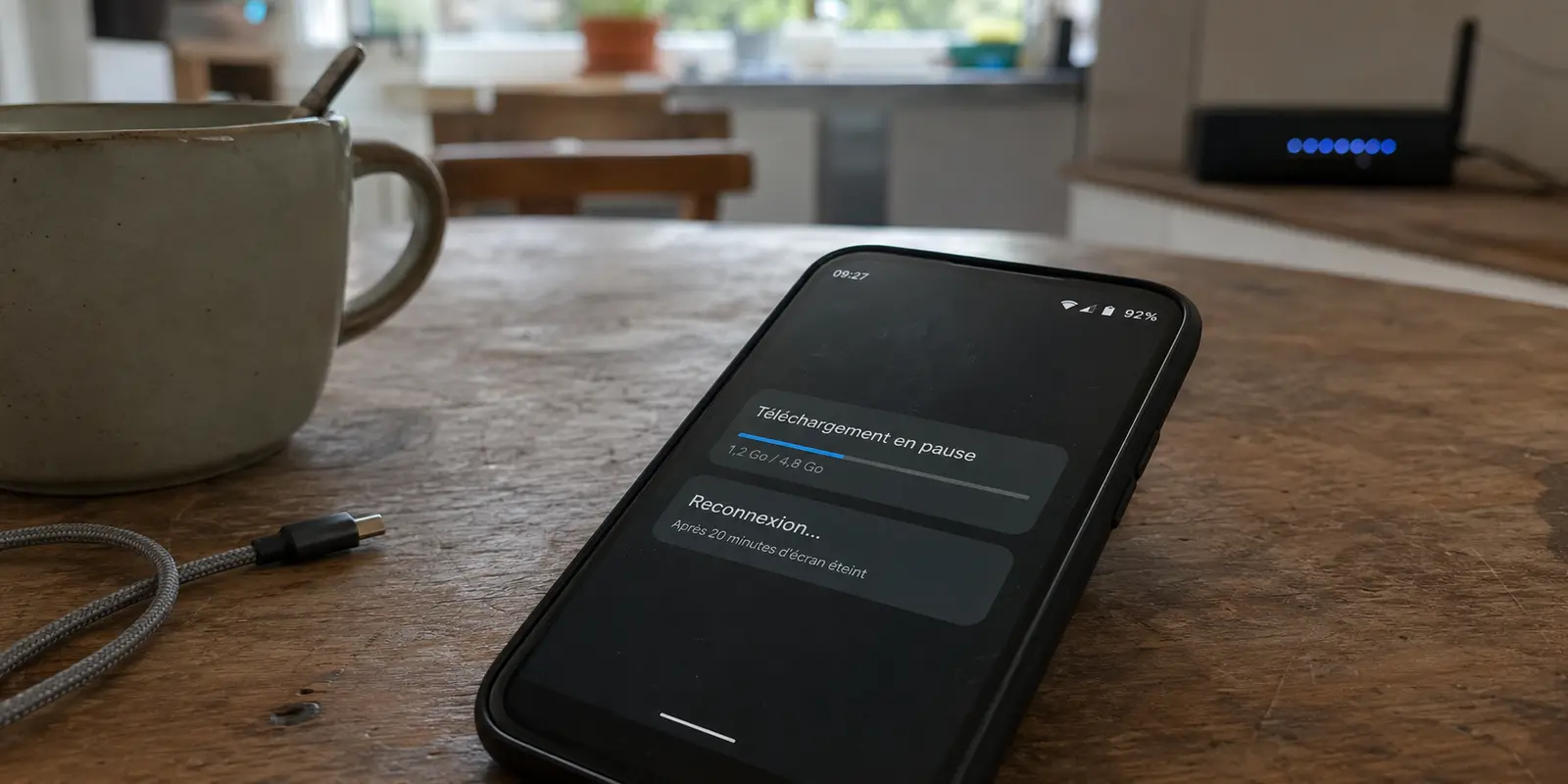 L’icône VPN disparaît quand l’écran s’éteint