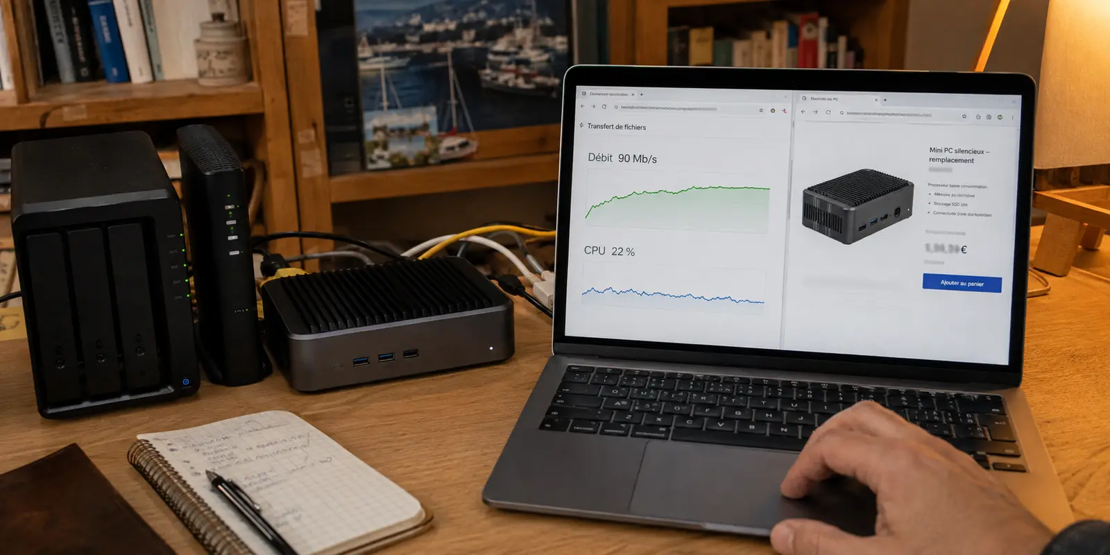 Serveur VPN domestique lent : processeur, chiffrement ou débit montant ?