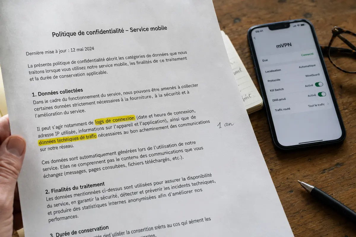 Illustration liée à l’article : VPN Freebox en déplacement : ce qu’il protège vraiment — et ce qu’il ne cache pas