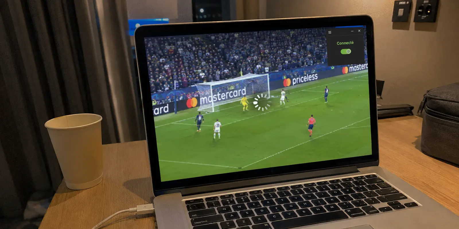 La fibre est rapide et le match se fige quand même