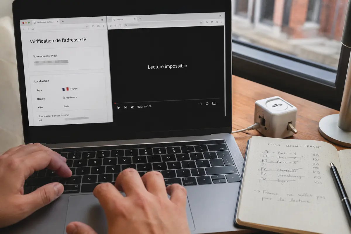 Illustration liée à l’article : Regarder myCANAL à l’étranger avec un VPN : Pourquoi votre adresse IP française ne suffit plus (et comment régler le blocage)