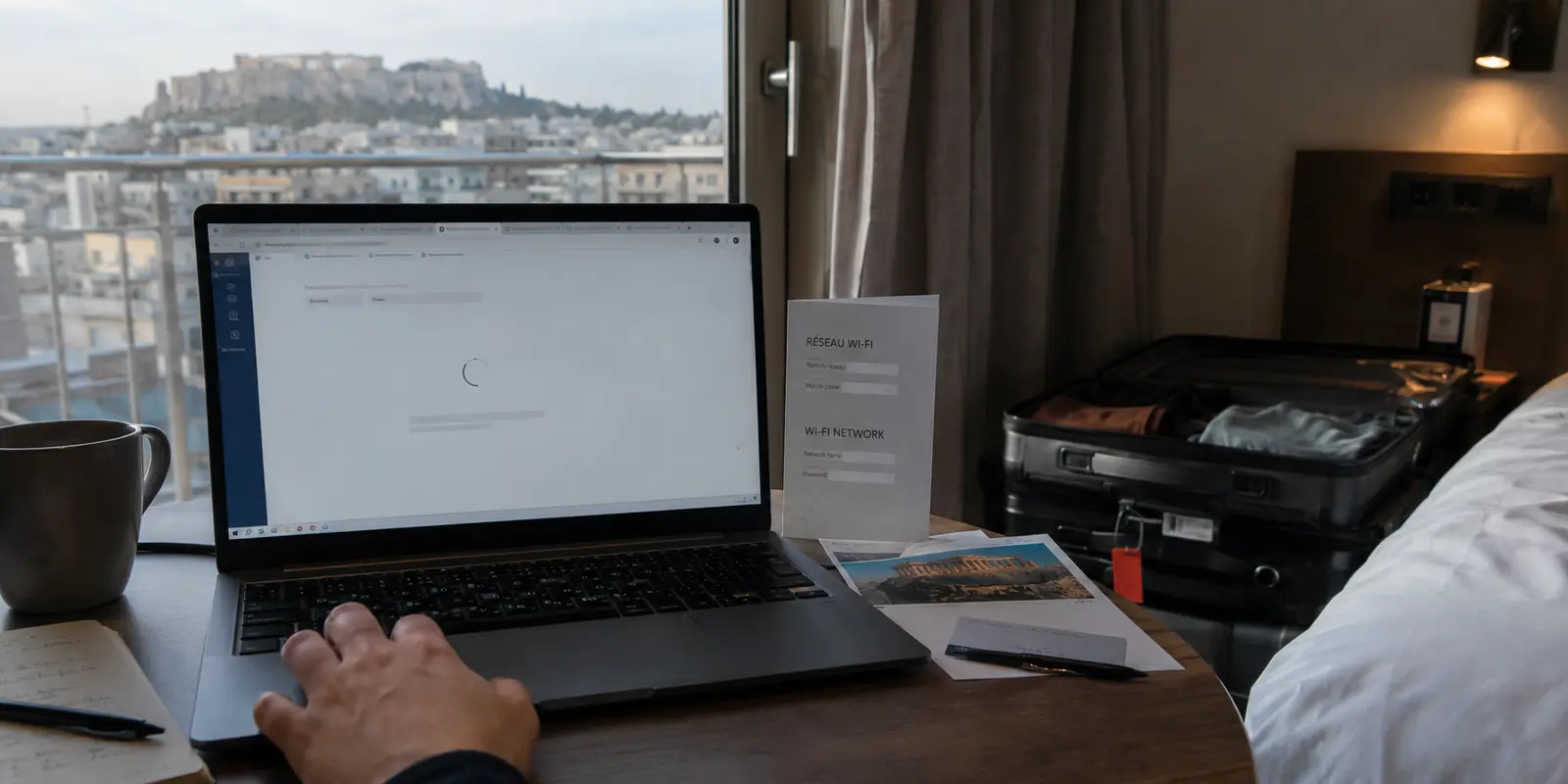 Depuis un Wi-Fi d’hôtel, mes outils de travail restent bloqués