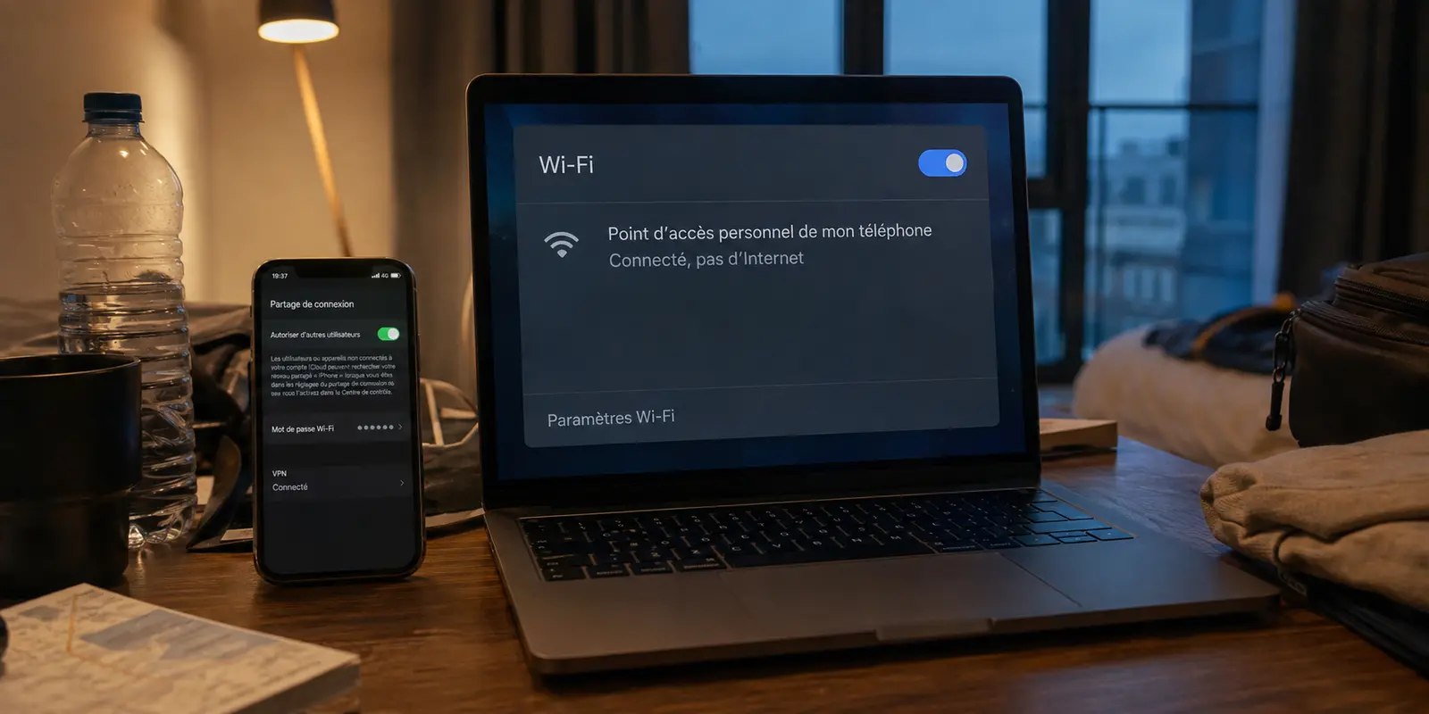 Partage de connexion et VPN : Pourquoi votre ordinateur perd Internet quand le téléphone est protégé