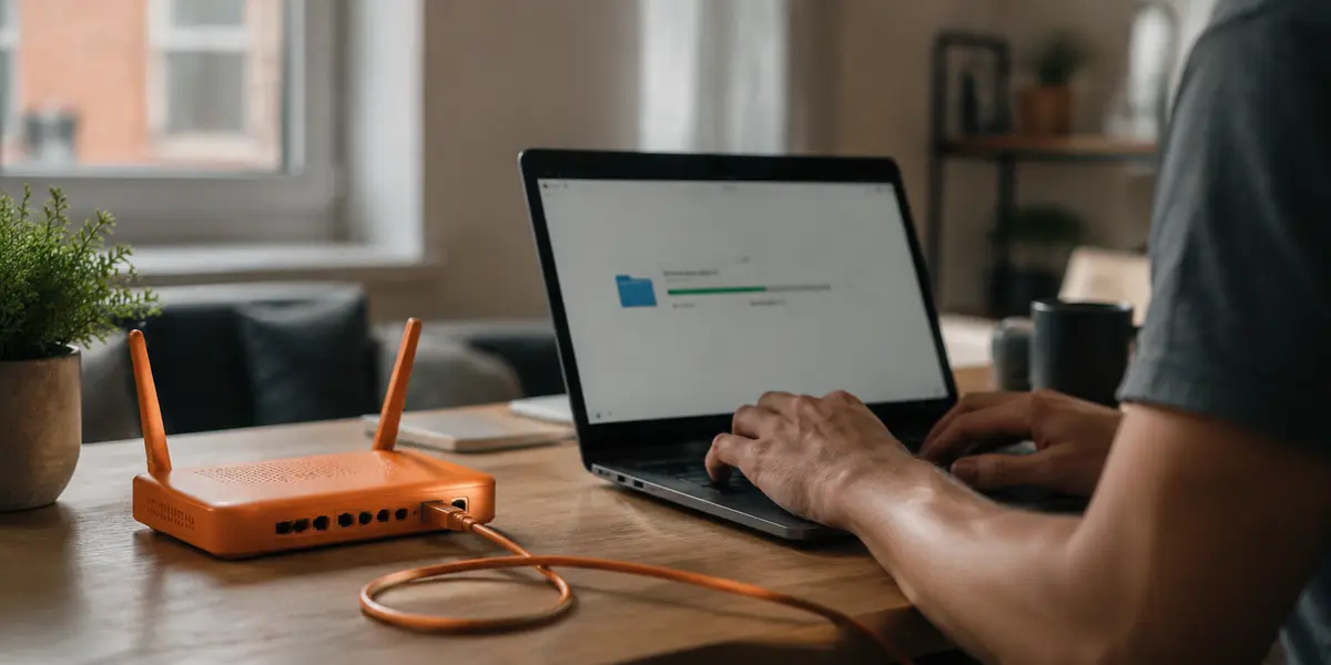 Illustration liée à l’article : Fibre à 1 Gb/s, téléchargement à 2 Mo/s : Le mensonge du Speedtest local