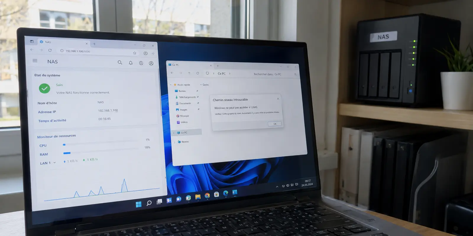 NAS joignable au ping mais invisible en SMB via Swisscom : Le faux problème de VPN (et la panne de sous-réseau)