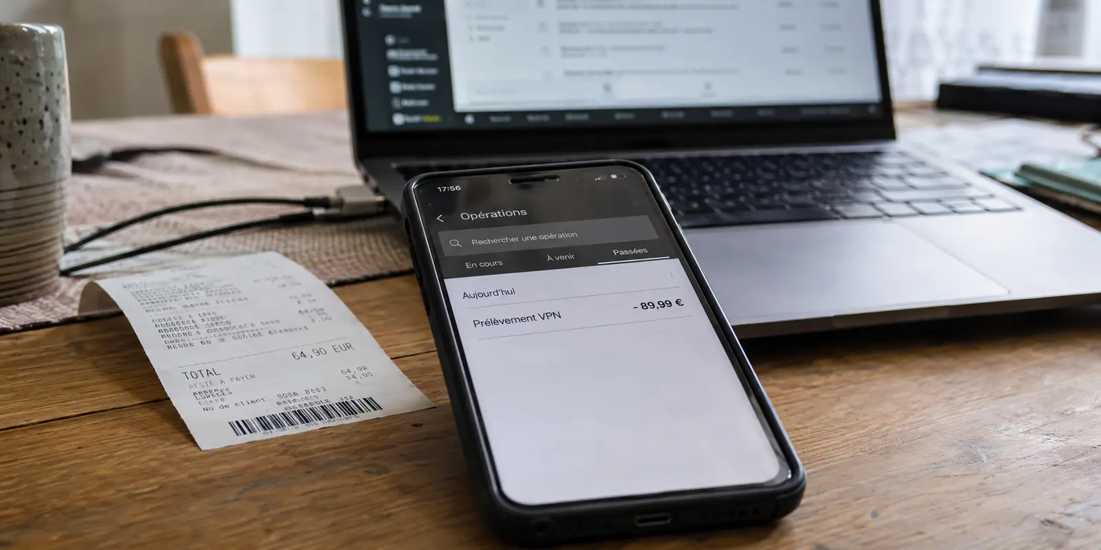 Le renouvellement VPN que le relevé rappelle