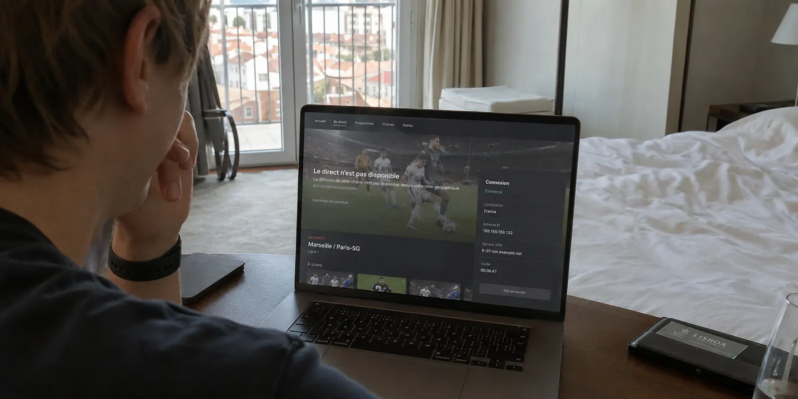 RMC Sport à l’étranger : le direct reste noir malgré une IP française