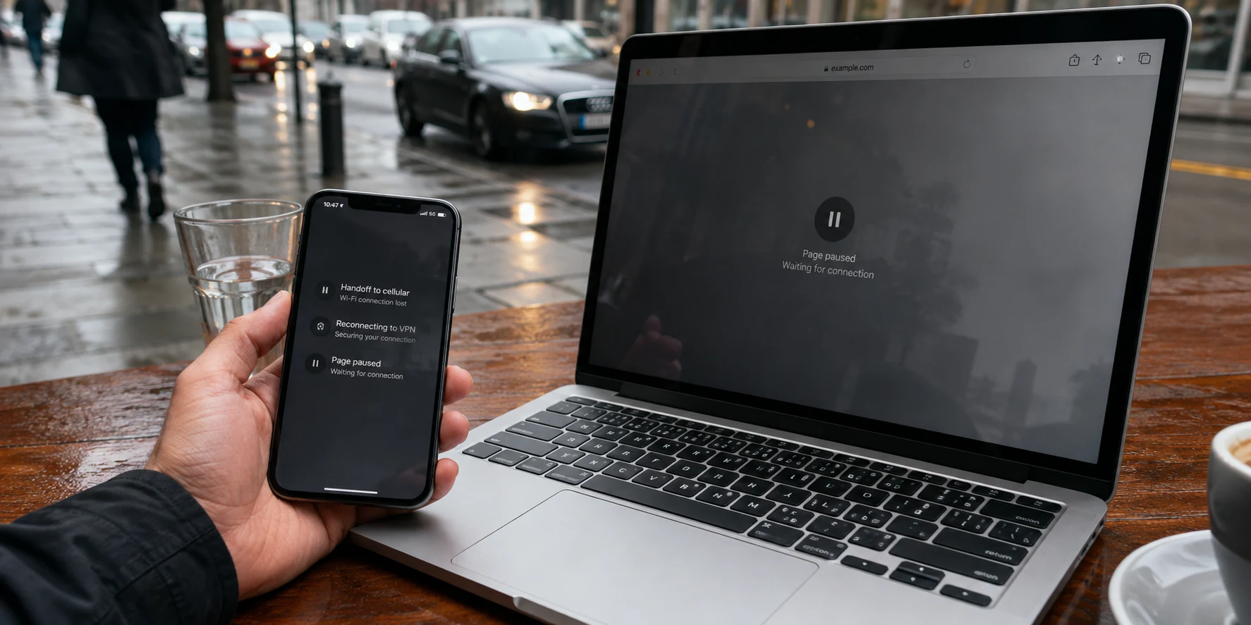 Quand le VPN hésite entre Wi-Fi et 5G