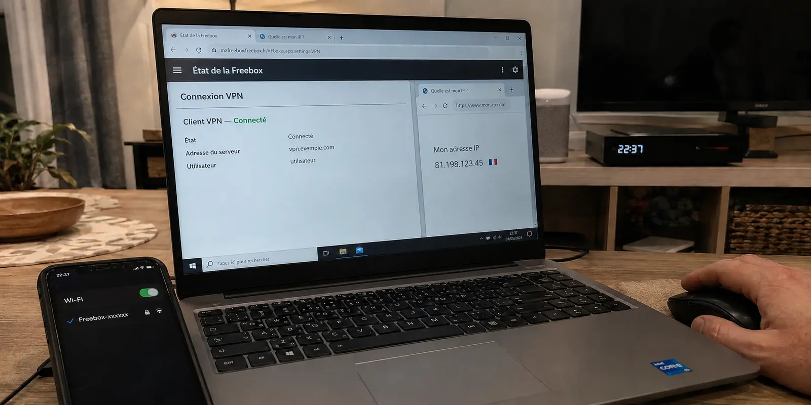 Serveur VPN vs client VPN sur la box : deux usages très différents
