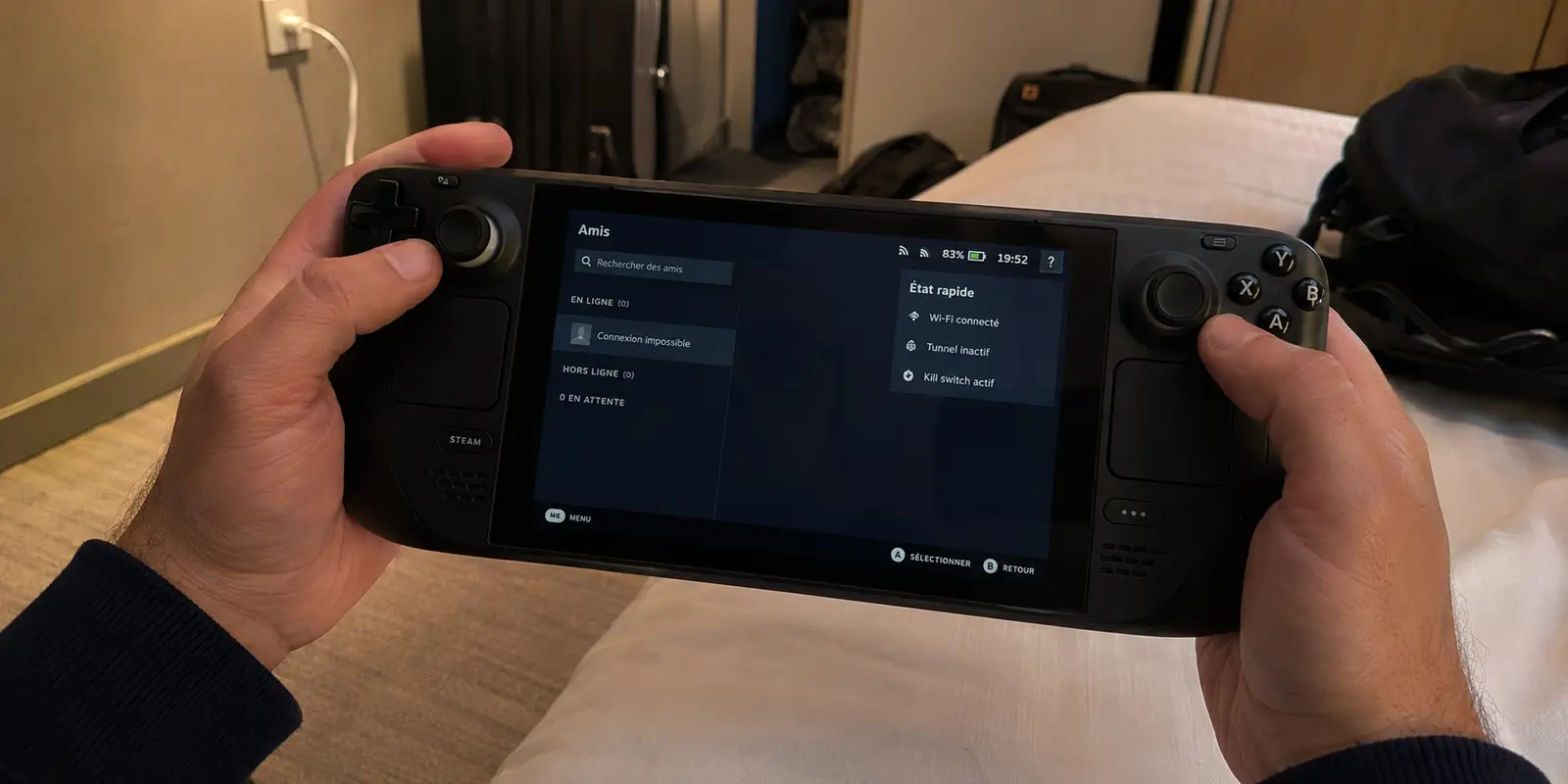 Steam Deck en veille : pourquoi le kill switch bloque votre console au réveil (et la vraie solution)