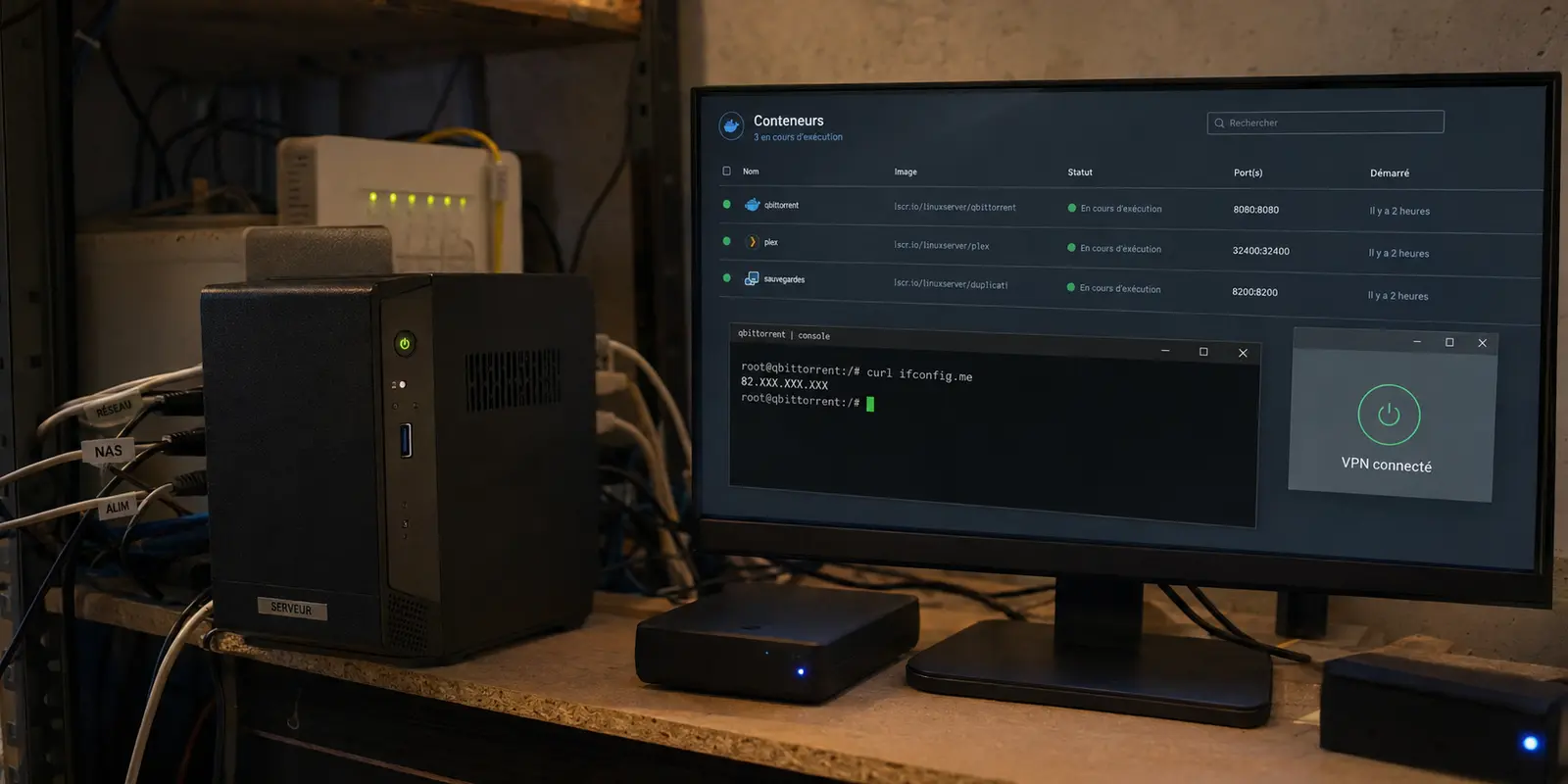 Quel VPN pour un conteneur Docker P2P : le piège du client graphique et les critères qui comptent vraiment