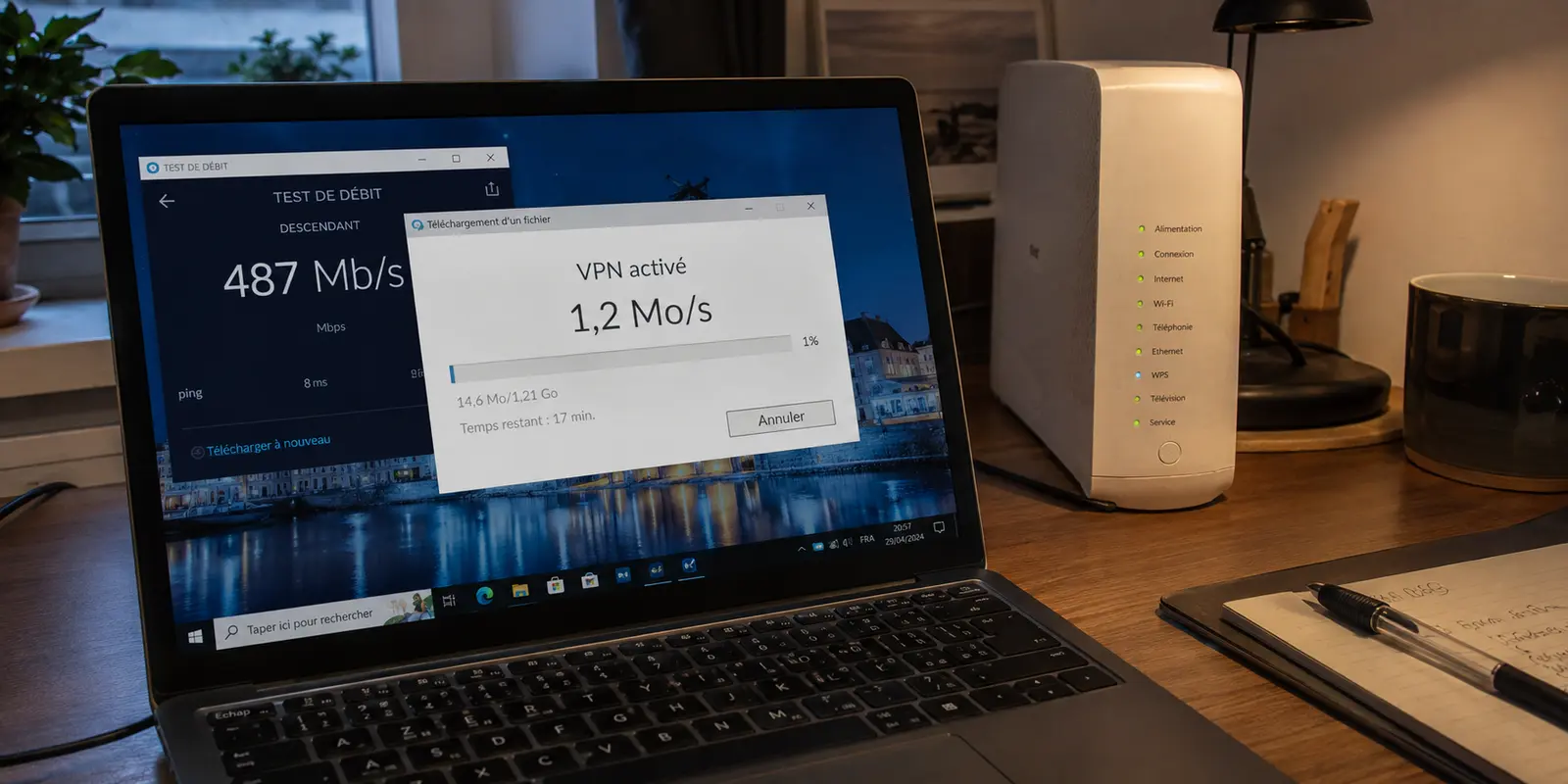 VPN lent sur Telenet : pourquoi votre connexion fibre bride sous tunnel (et le vrai réglage qui débloque tout)