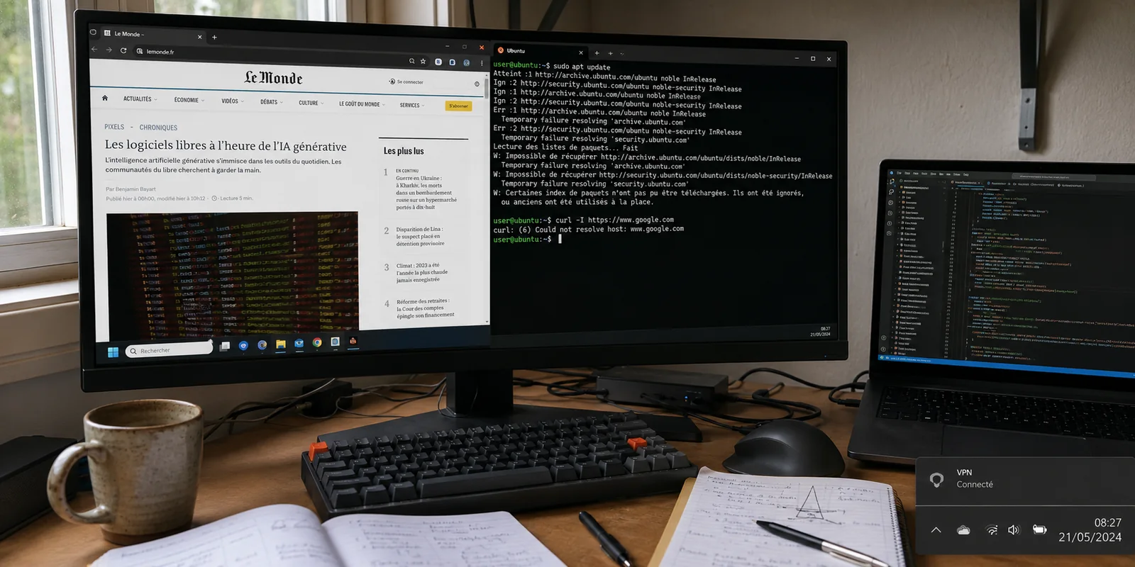 Pourquoi WSL2 perd ses noms de domaine sous VPN