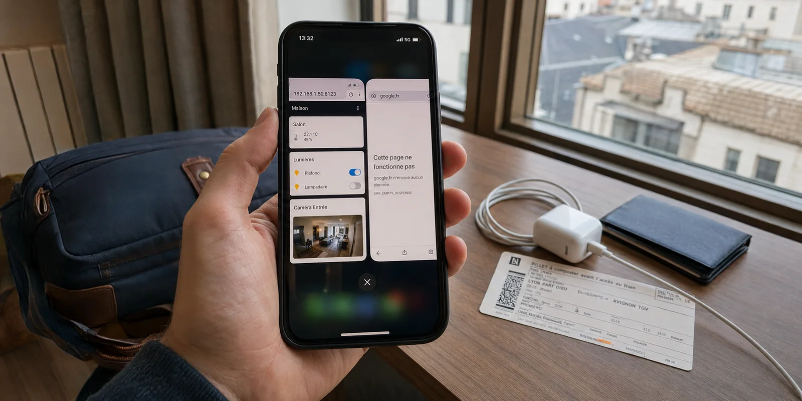 WireGuard à la maison, téléphone coupé du monde